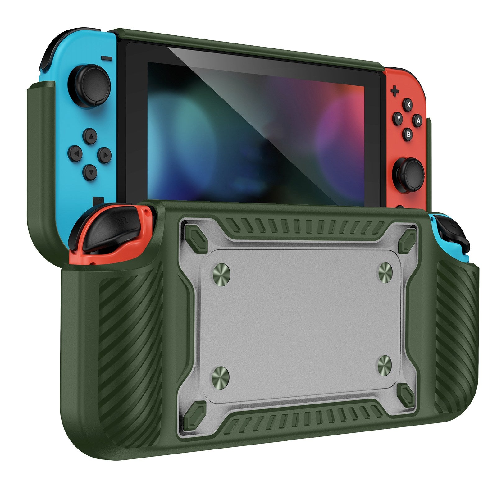 Shockproof Case Anti-Drop Cover for Nintendo Switch OLED Game Console Ergonomic Grip Protective Case (Type A) Shockproof Case Anti-Drop Cover for Nintendo Switch OLED Game Console Ergonomic Grip Protective Case (Type A)